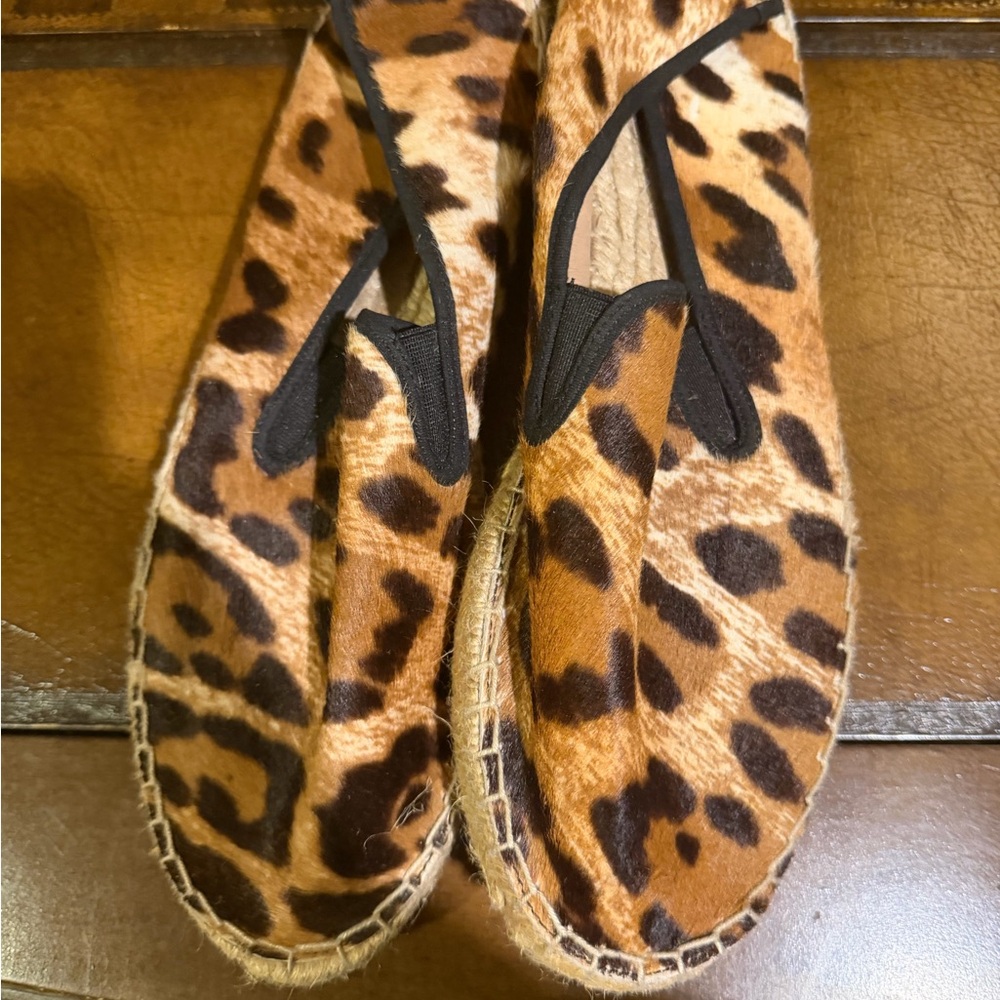 J. Crew Tan Espadrille Flats